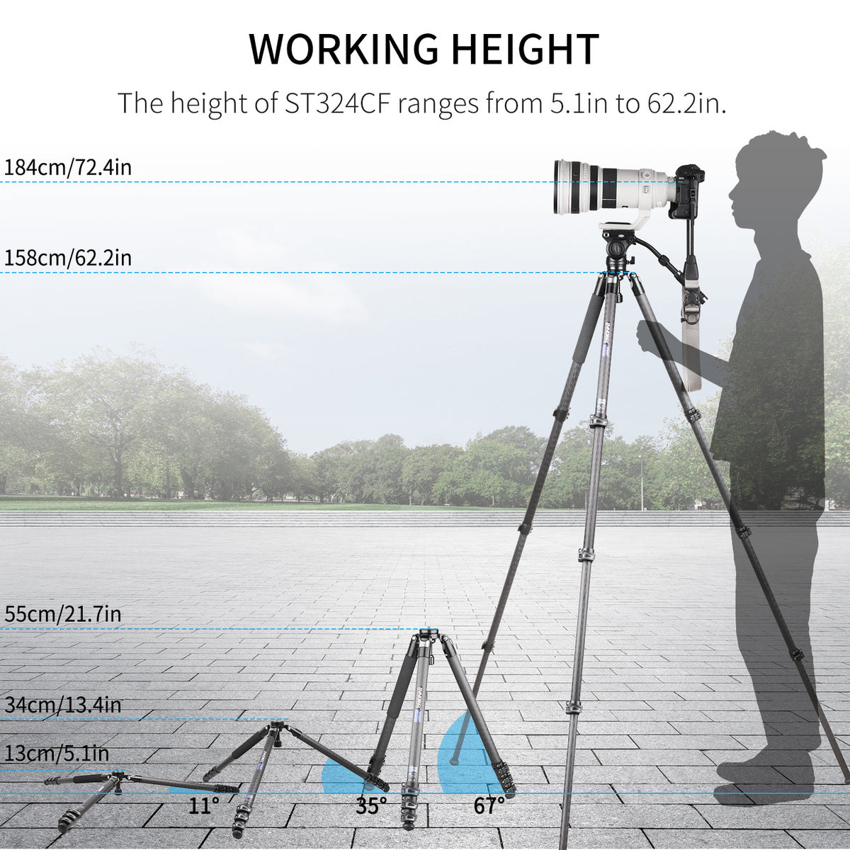 Carbon Fiber Bowl Tripod INNOREL ST324CF