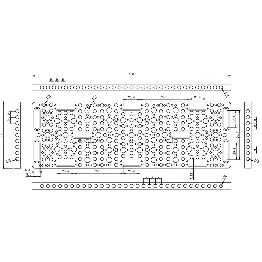 INNOREL CP3010 Multi-Functional Cheese Plate 10*30CM