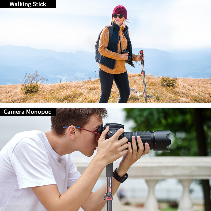 Aluminum Alloy Portable Lightweight Camera Monopod INNOREL VM60A/VM80A