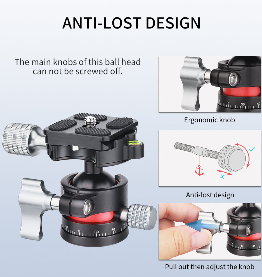Low Profile Tripod Ball Head INNOREL C28