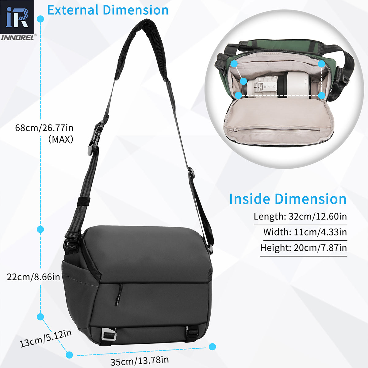 Camera Sling Bag INNOREL CB0611/CB0612