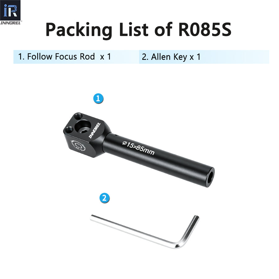 INNOREL R085S R104S R142M R178M 15mm Follow Focus Rod
