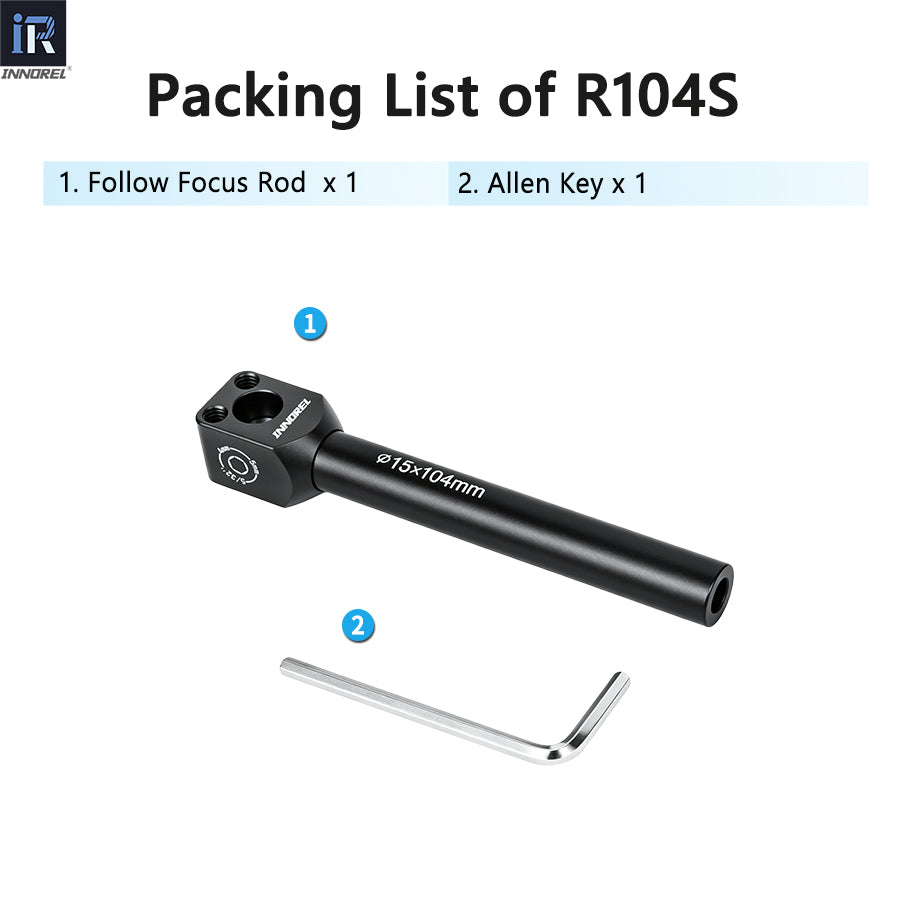 INNOREL R085S R104S R142M R178M 15mm Follow Focus Rod