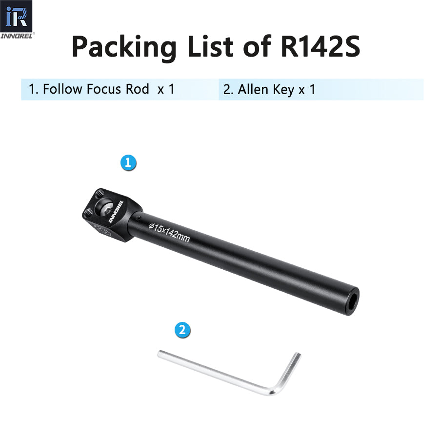 INNOREL R085S R104S R142M R178M 15mm Follow Focus Rod