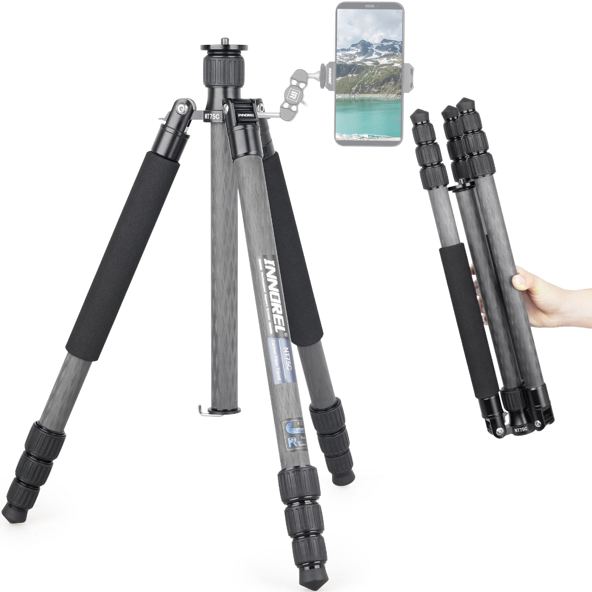 Carbon Fiber Tripod INNOREL NT75C