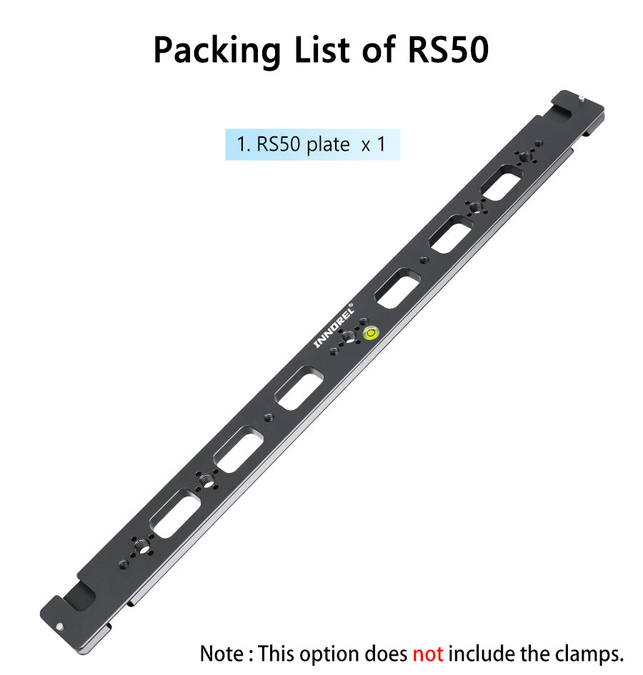RS50 500mm Multi-Purpose Dual Dovetail Long Quick Release