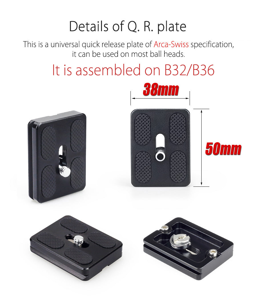 INNOREL B32/B36/B44 camera tripod ball head