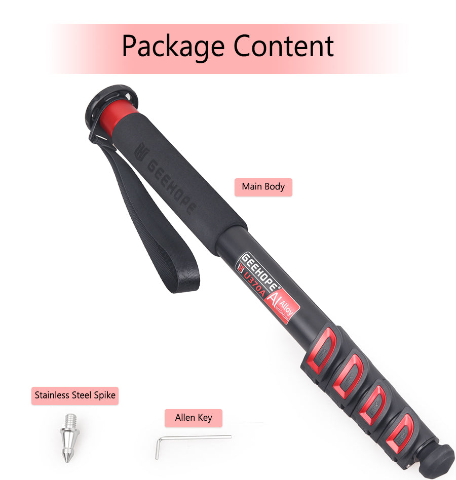 Clearance sale U270A Aluminum Alloy Monopod 5-Section Leg （Delivery only to DE, AT, BE, DK, LU, NL）