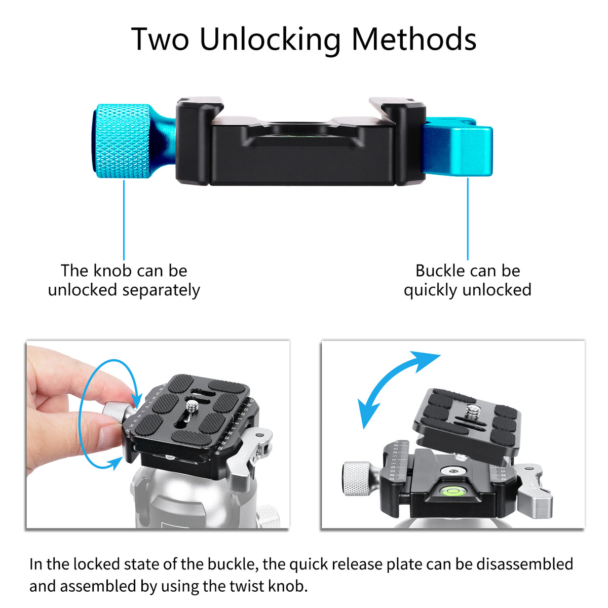 INNOREL CF60 Arca-Swiss Lever Clamp Quick Release Clamp Adapter