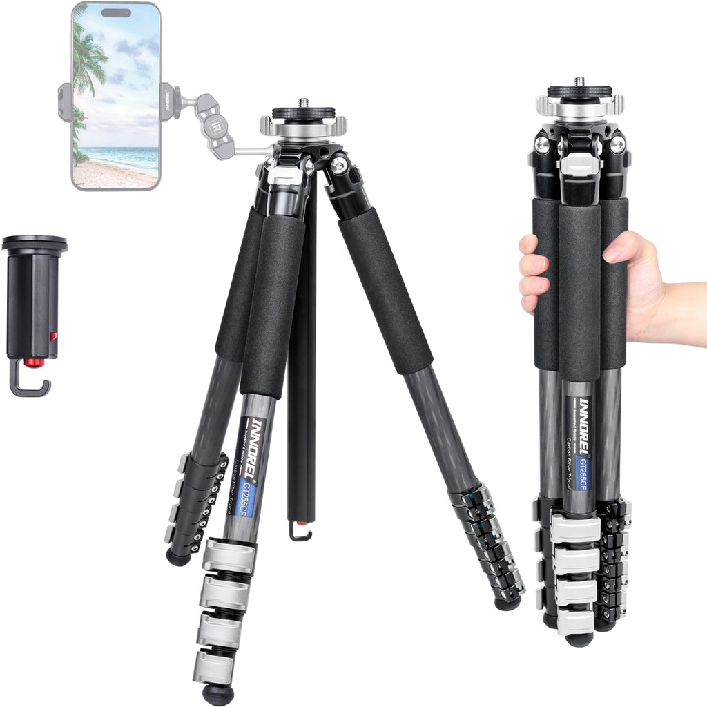 Carbon Fiber Travel Compact Tripod INNOREL GT255CF