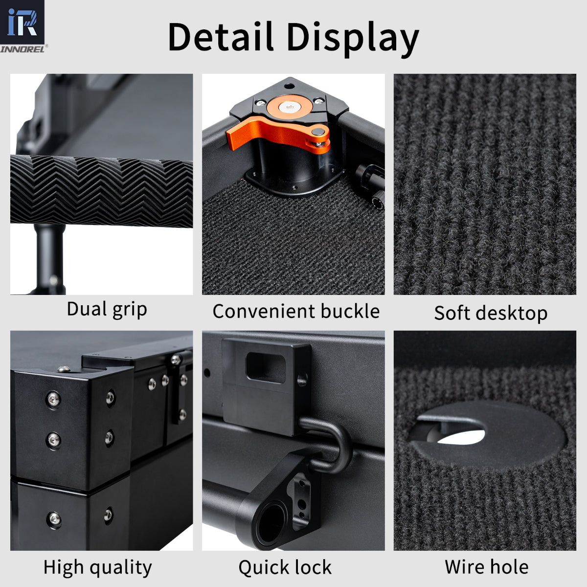 INNOREL DY-120 Video Production Camera Cart for Photographer, Videomaker & Filmmaker