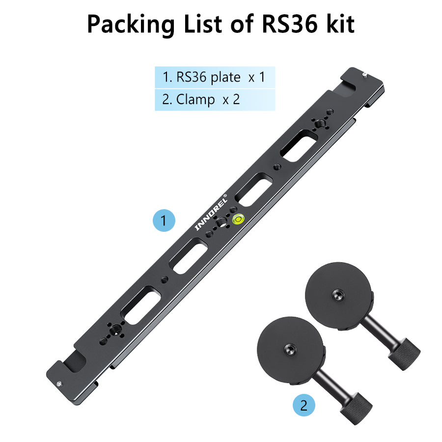 RS36 360mm Multi-Purpose Dual Dovetail Long Quick Release