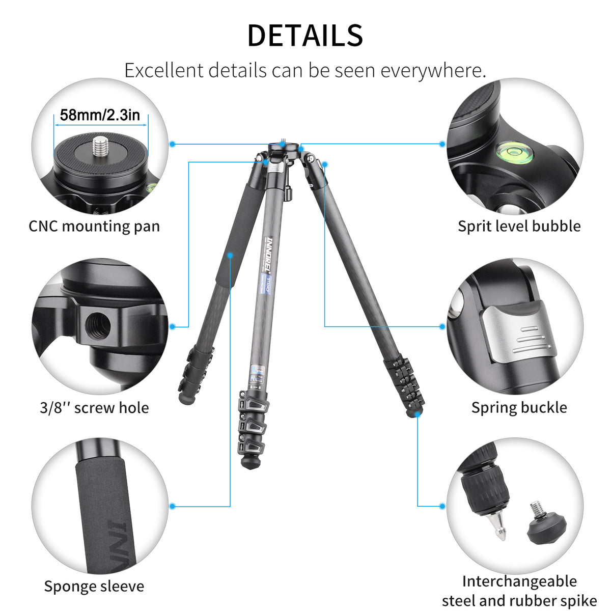 Carbon Fiber Bowl Tripod INNOREL ST324CF