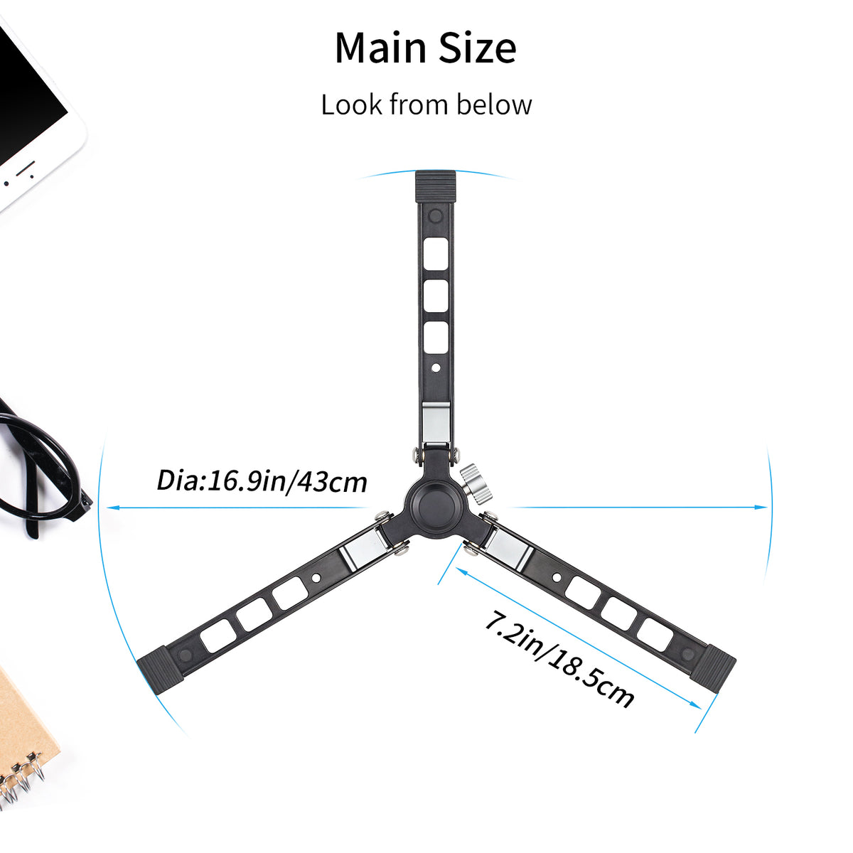 Mini Tabletop Tripod Stand INNOREL PW70
