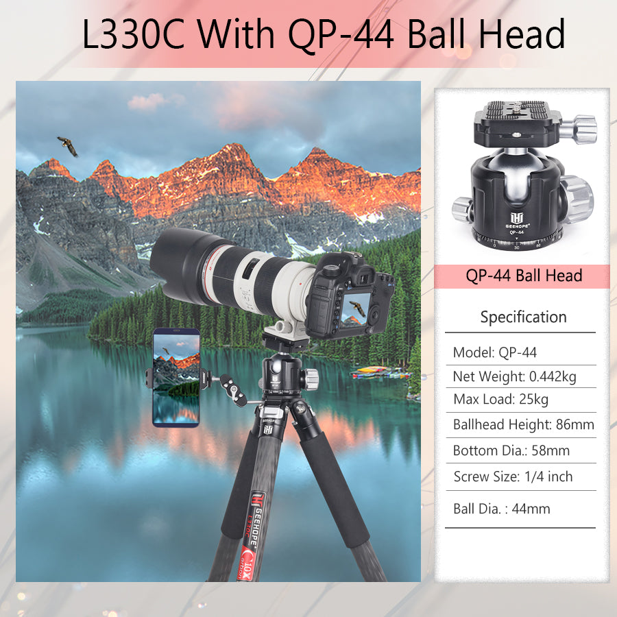 Clearance sale L330C Compact Carbon Fiber Tripod (Only Europe has inventory)