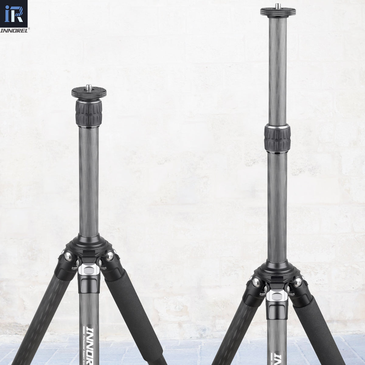 Colonne centrale de trépied en fibre de carbone 10 couches universelle INNOREL ER252C/ER282C/ER322C