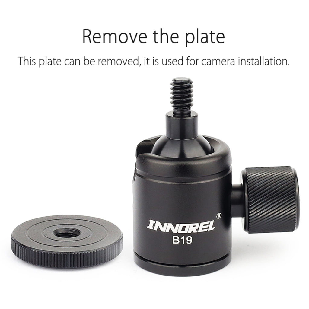 B19 can be removed the plate, the plate is used for camera installation.