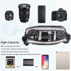 INNOREL CB0635 camera sling bag with a capacity of 6 literswich can hold a camera and two lenses mobile phones storage cards extra batteries and accessories