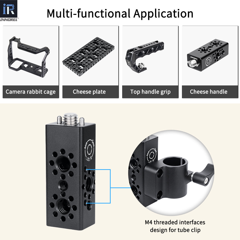 INNOREL CB2 cheese handle compatible with camera rabbit cage cheese plate top handle grip cheese handle