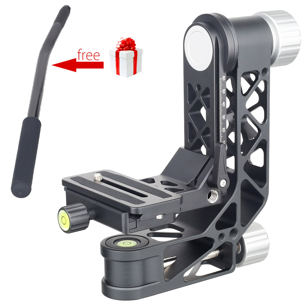 CH6 Professional Gimbal Head Cantilever Tripod Head