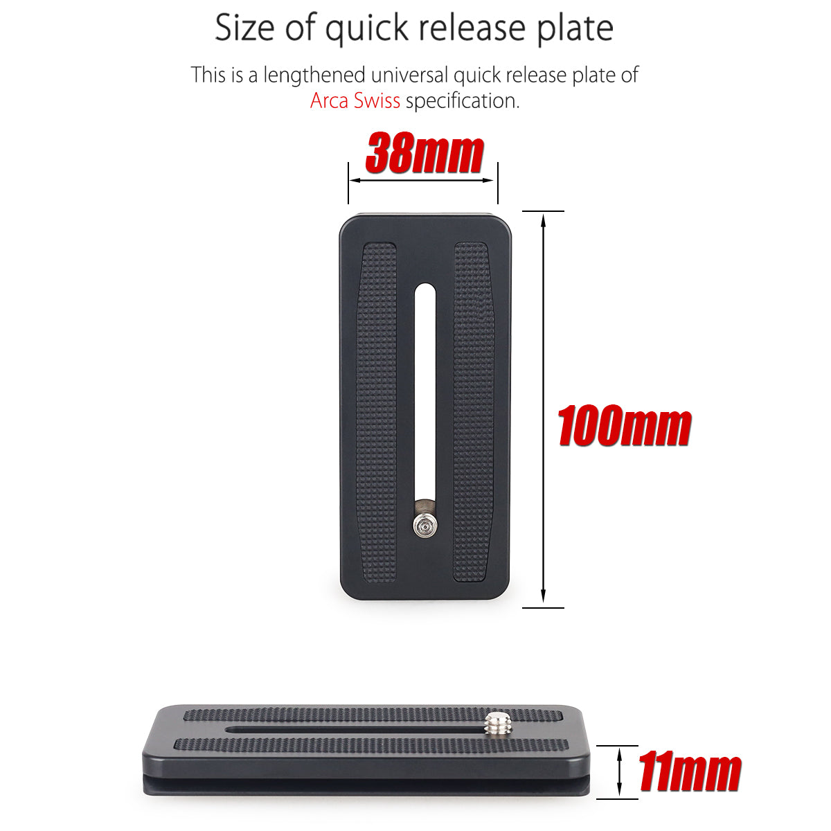INNOREL CH5 Size of quick release plate