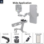 INNOREL CP03 mini cheese plate suitable for top handle ball head magic arm camera light