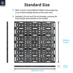 INNOREL CP3030 large cheese plate with 11.81in*11.81in/300mm*300mm extralarge size can install multiple devices