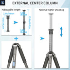 INNOREL CT85C tripod center column fully extended 40.3cm carbon fiber material with adjustable length