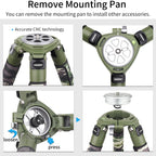 remover mounting pan to install other accessories accurate CNC technology