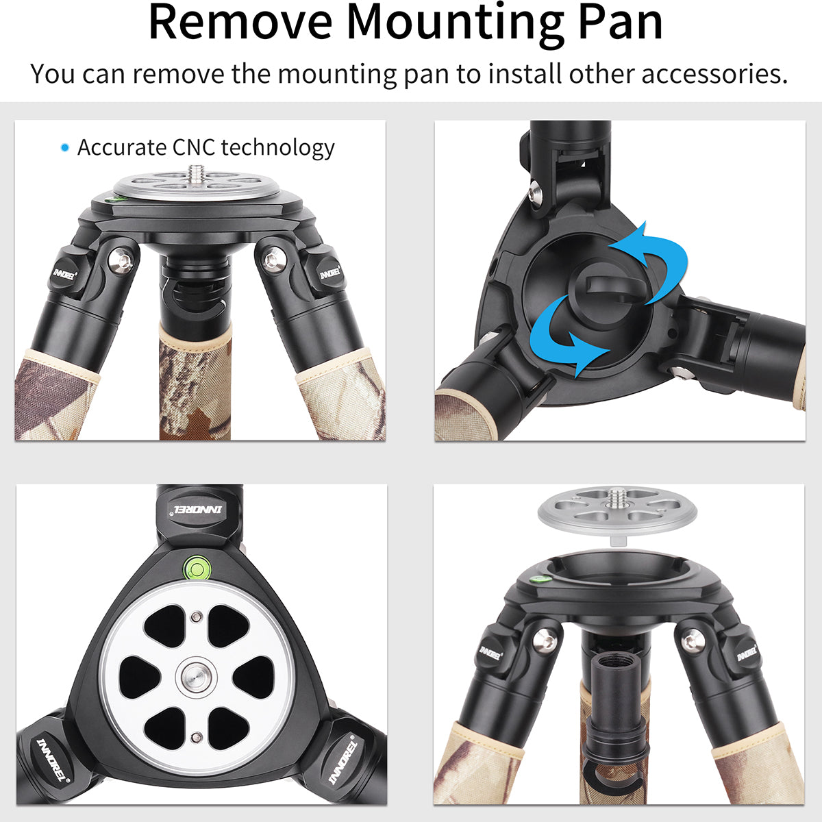 accurate CNC technology remove the mounting pan to install other accessories