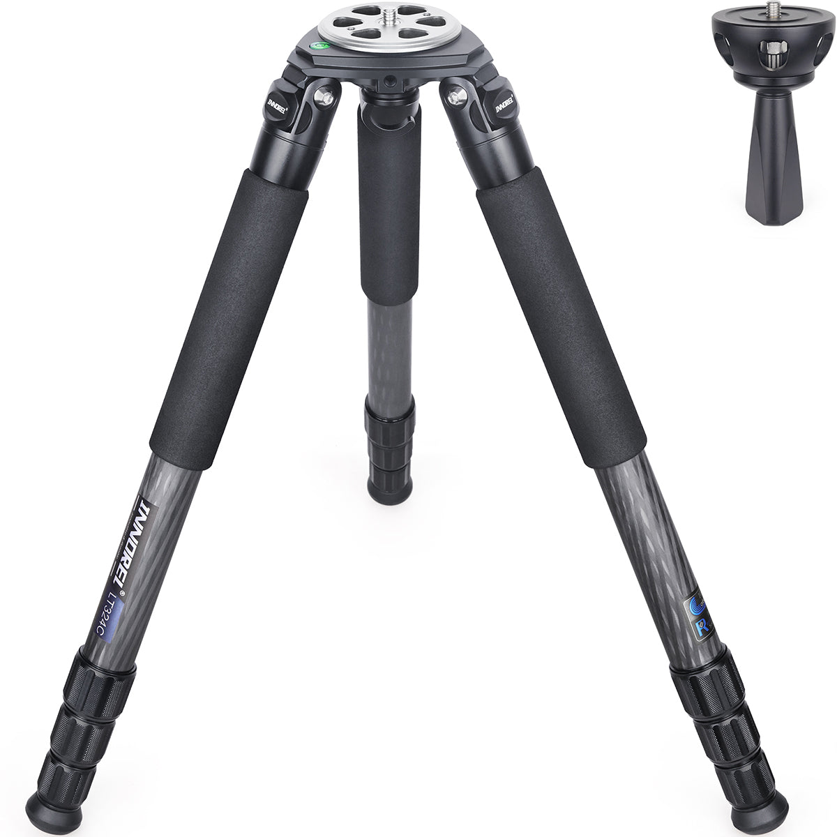 INNOREL LT324C Carbon Fiber Camera Tripod with 75mm bowl adapter