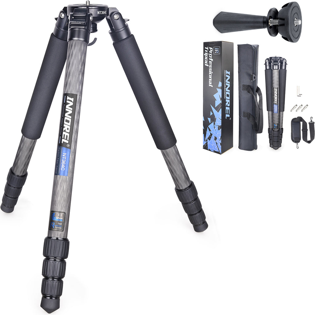 Heavy Duty Carbon Fiber Camera Tripod with 75mm bowl adapter