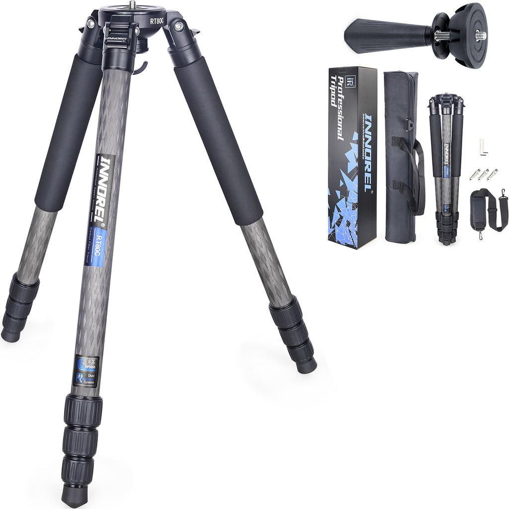 INNOREL carbon fiber RT80C lightweight foldable tripod