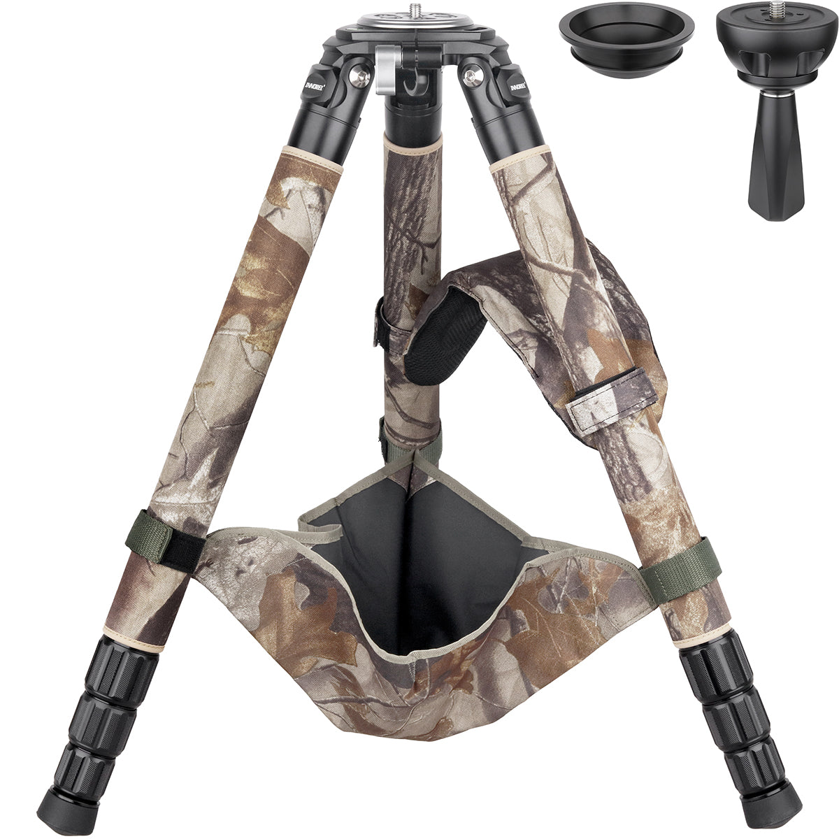 INNOREL LT364CM Carbon Fiber Heavy Duty Tripod with 75mm bowl and adapter