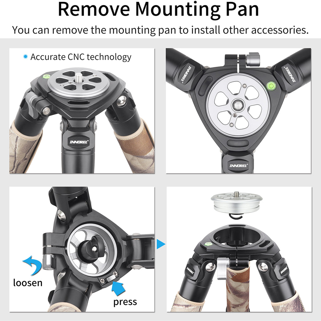 remove the mounting pan to install other accessories accurate CNC technology
