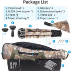 75mm bowl allen key stainless steel spike tripod bag tripod stone bag 75mm bowl adapter