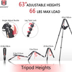 Clearance sale GEEHOPE B560C Professional Heavy Camera Tripod （Only Europe has inventory)