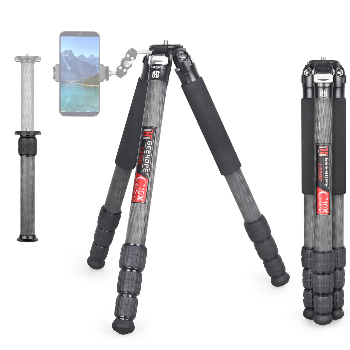 Clearance sale L330C Compact Carbon Fiber Tripod (Only Europe has inventory)