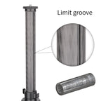 INNOREL ER40C 10-layer carbon column limit groove prevents rotation during height adjustment ensures smooth stable extension for precise camera positioning 