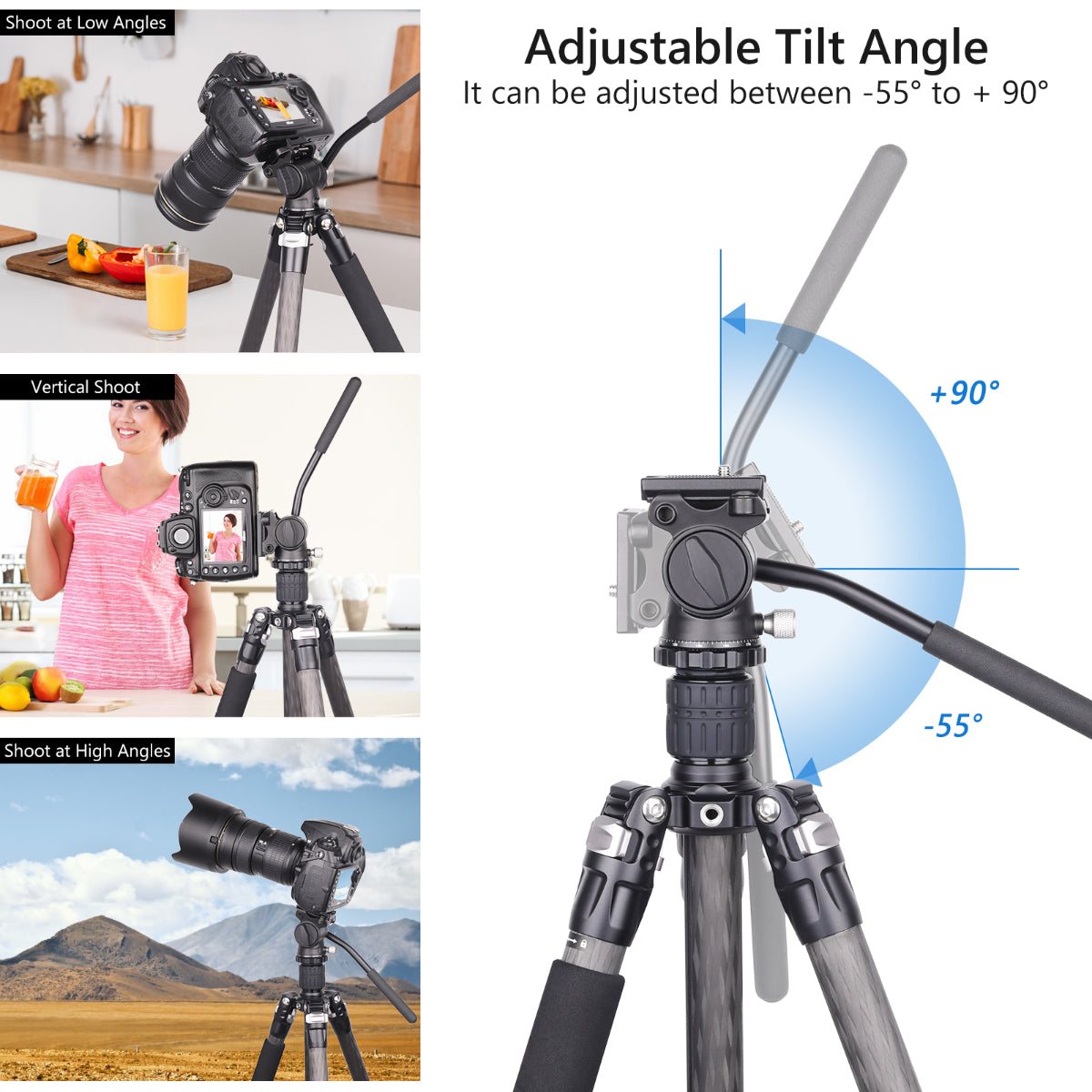 Mini Aluminum Alloy Panorama Fluid Head INNOREL F03