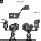 INNOREL FB20 camera flashlight tripod bracket appearance with length 16cm height 12.6cm for camera flashlight
