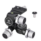 Aluminum Alloy 3 Way Geared Tripod Head INNOREL GR5