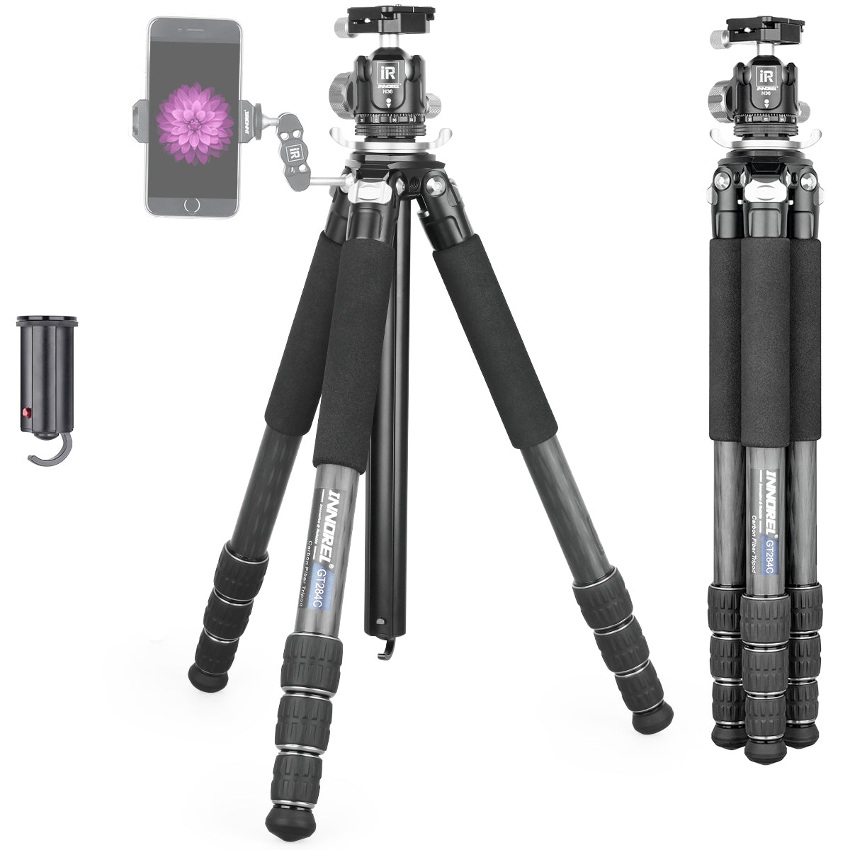 Carbon Fiber Tripod with Special-Shaped Column GT284C