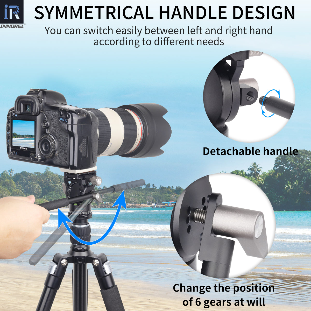 H10 Lightweight Mini Tripod Fluid Video Head