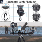 Horizontal center clumn hook