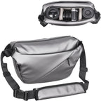 6L Silver Camera Sling Bag with Tripod Holder INNOREL CB0635