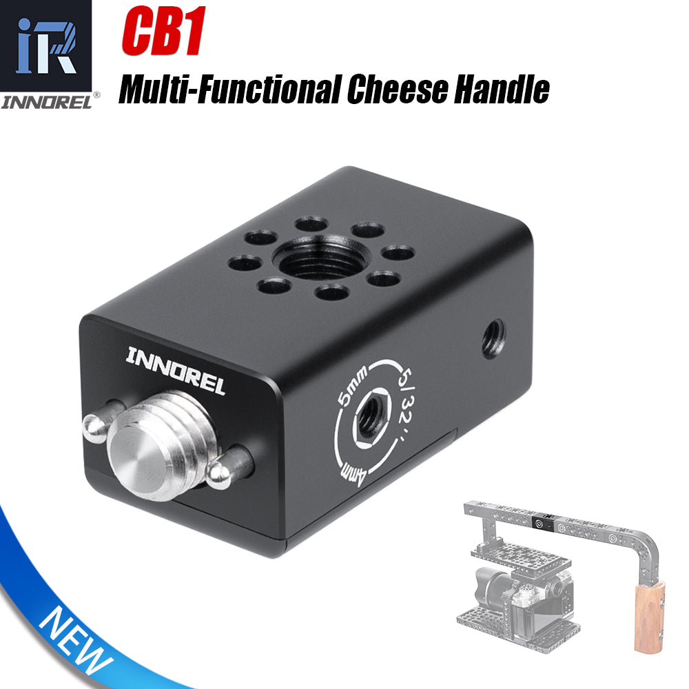 Cheese Handle Grip Extension Bar for Camera Cage Frame DIY Video Rig INNOREL CB2