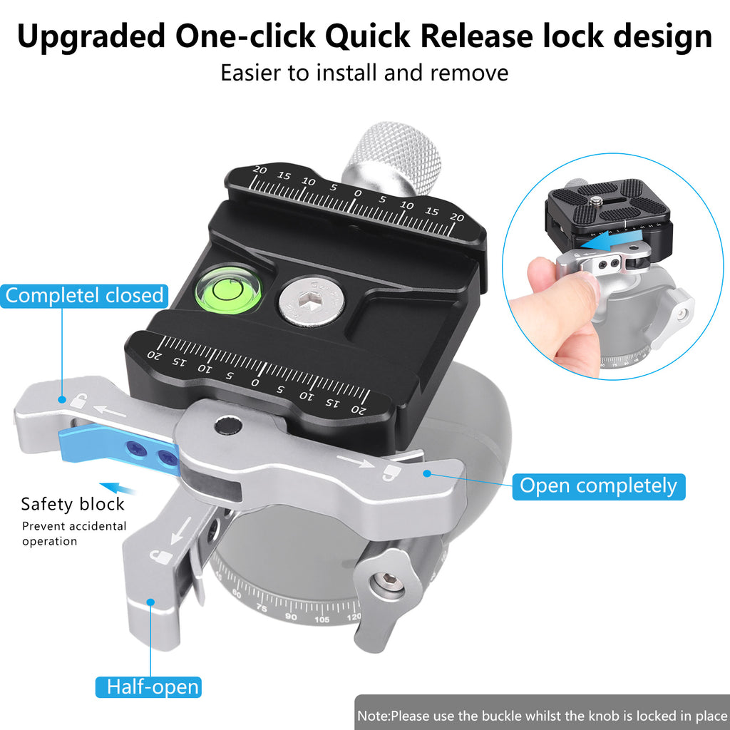 INNOREL CF50 Arca-Swiss Lever Clamp Quick Release Clamp Adapter