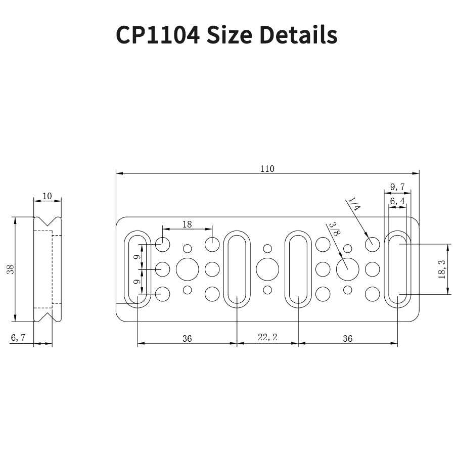 INNOREL CP1104 Multi-Functional Cheese Plate