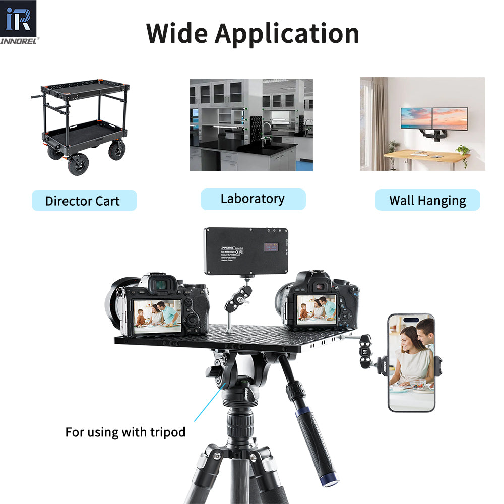 INNOREL CP3030 large cheese plate compatible with director cart tripod laboratory wall hanging